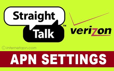 Straight Talk APN Settings Verizon