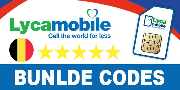 Lycamobile Belgium €1, €5, €10, €15, €20, €25, €40, and €45 Bundle Codes -  Internet APN | Prepaid Guthaben