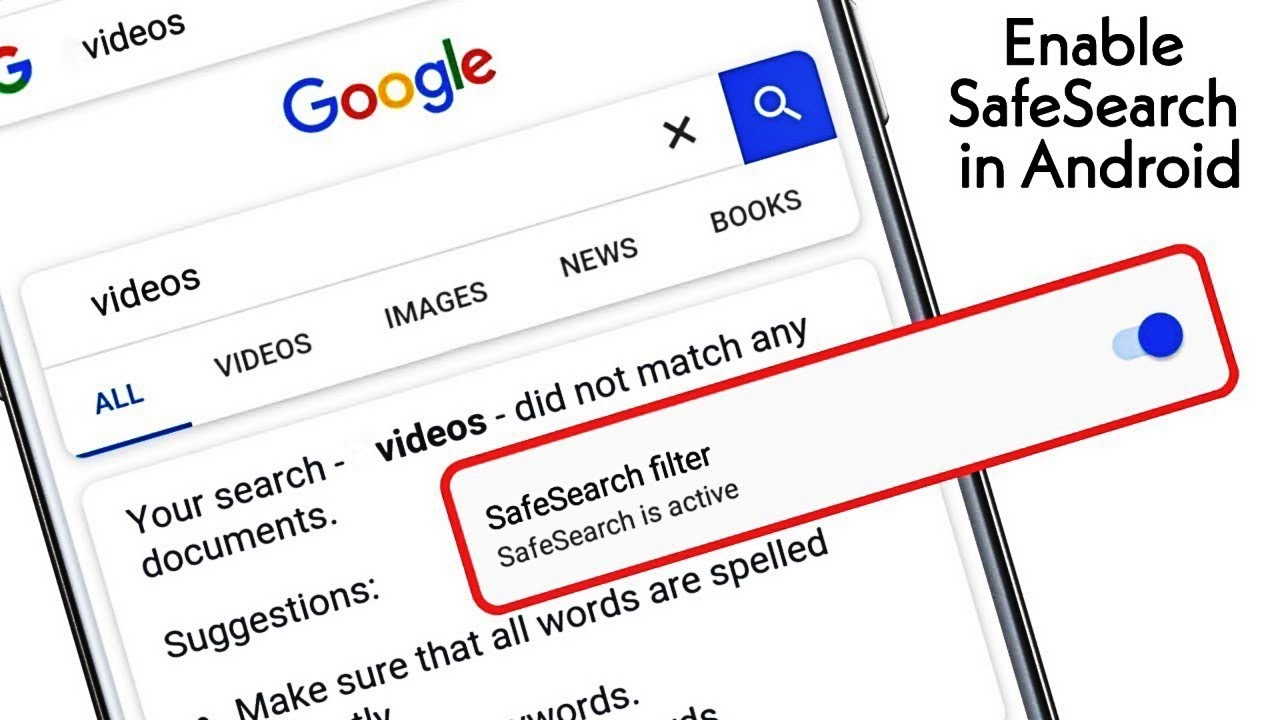 how to turn safe search off